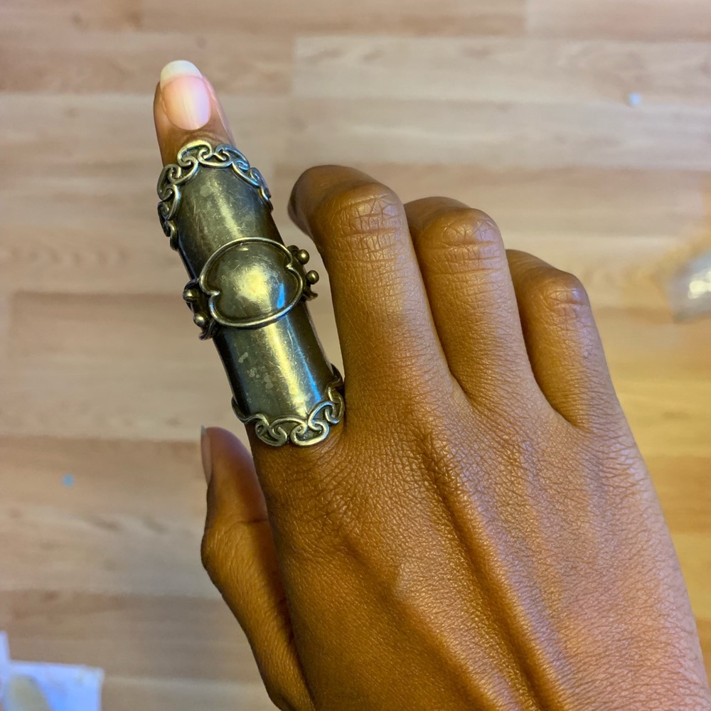 Silver Finger Armor